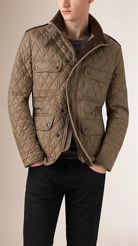 mens burberry padded jackets|burberry denim jacket men's.